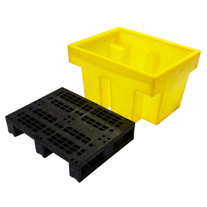 1 Drum Spill Pallet - Yellow Shield