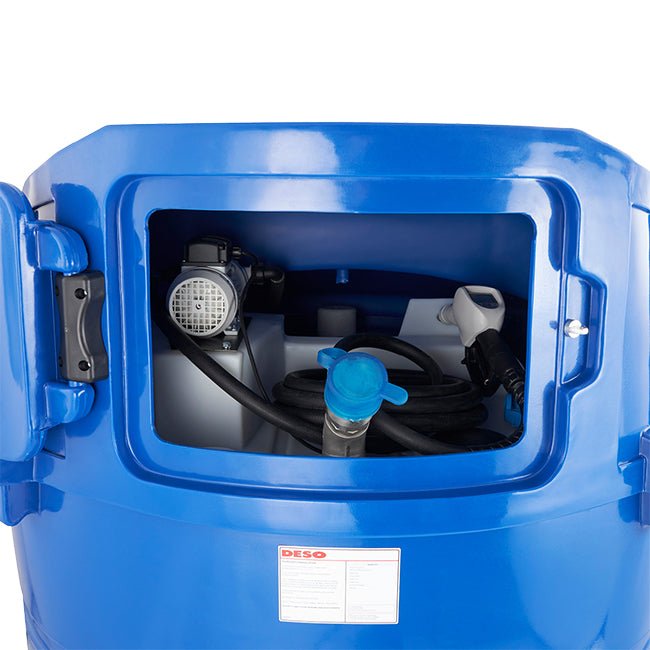 1,340 Litre Plastic Bunded AdBlue ® Tank (Vertical) - Yellow Shield