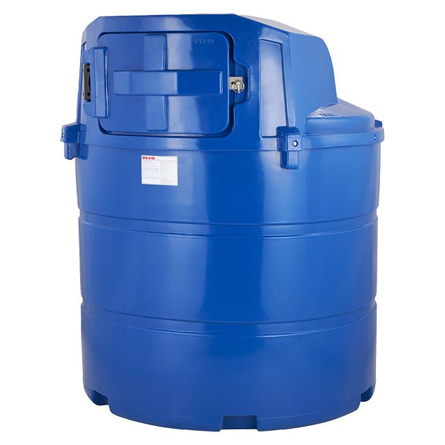 1,340 Litre Plastic Bunded AdBlue ® Tank (Vertical) - Yellow Shield