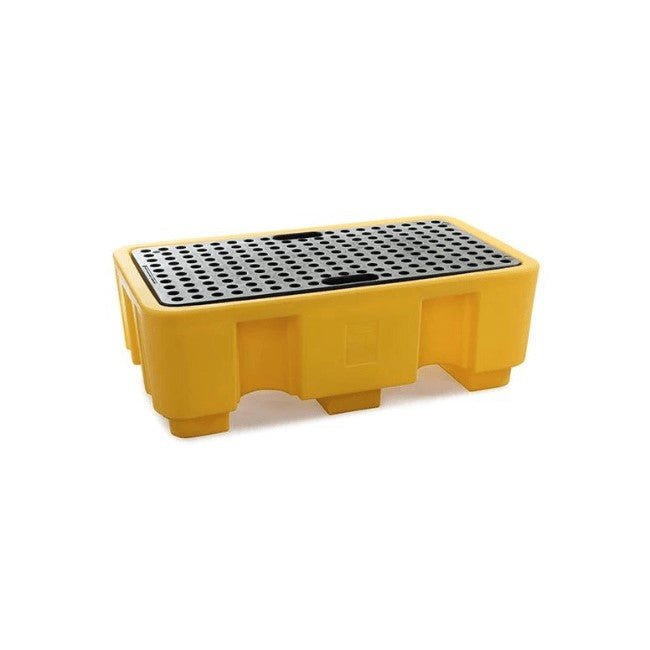 2 Drum Spill Pallet - Yellow Shield