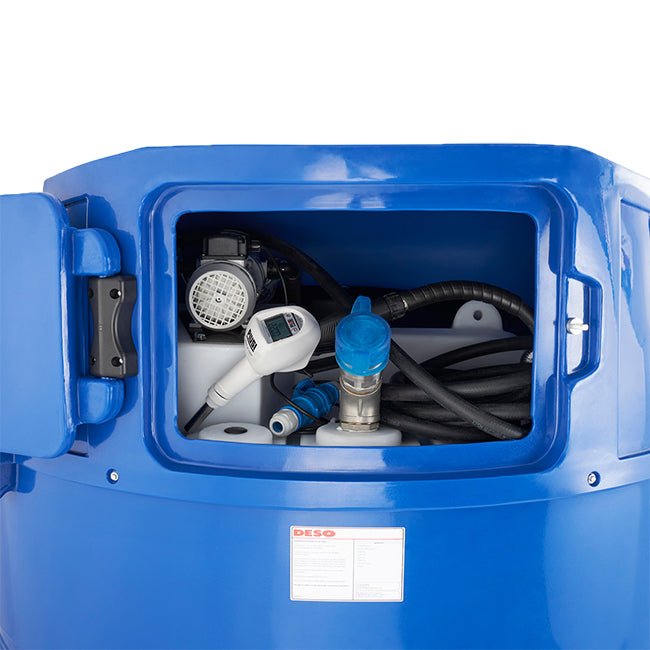 2,350 Litre Plastic Bunded AdBlue ® Tank (Vertical) - Yellow Shield