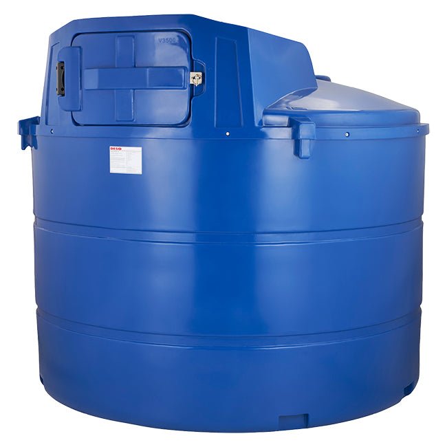 3,500 Litre Plastic Bunded AdBlue ® Tank (Vertical) - Yellow Shield
