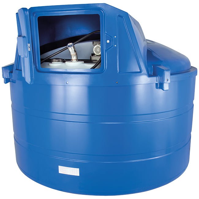 5,000 Litre Plastic Bunded AdBlue ® Tank (Vertical) - Yellow Shield
