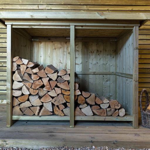 Billington Log Store - Yellow Shield