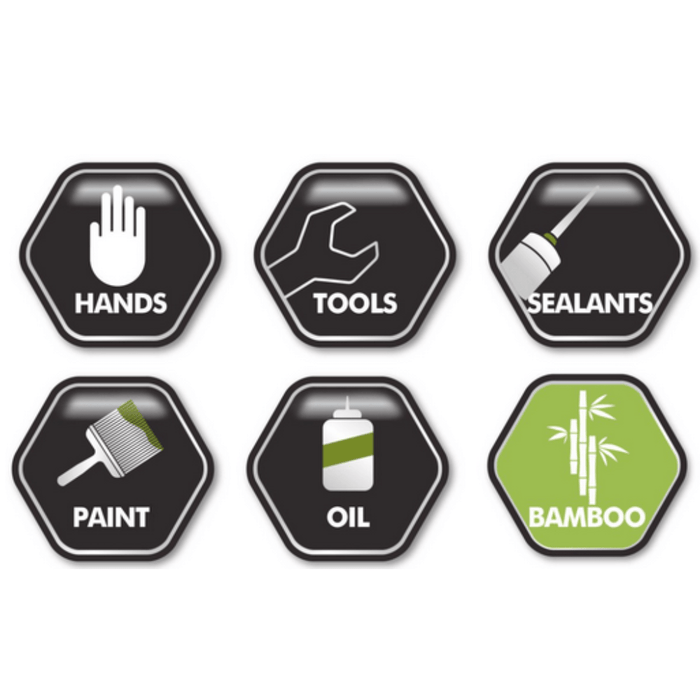 DIRTEEZE Trademate Bamboo Wet Wipes | Jumbo Tub - Pk 8 - Yellow Shield