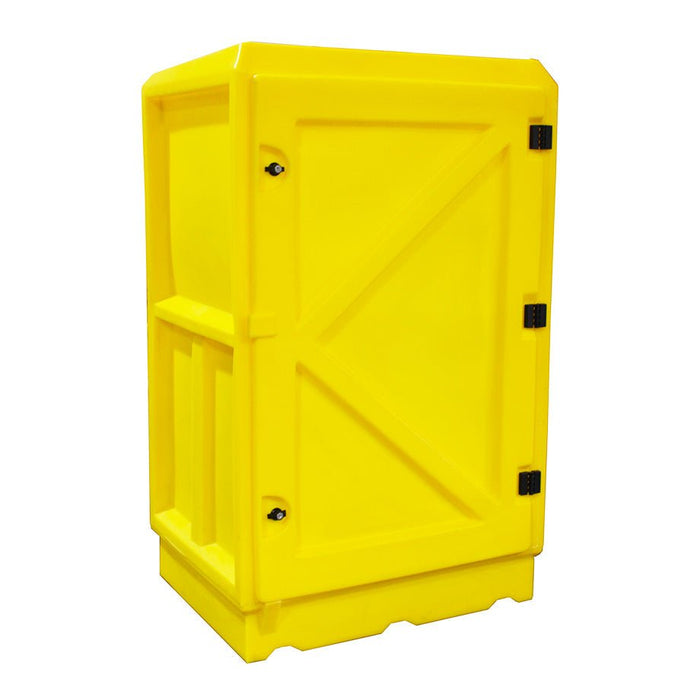 Poly Storage Cabinet 100 Litres - Yellow Shield