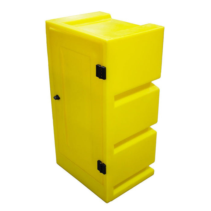 Poly Storage Cabinet 17 Litres - Yellow Shield