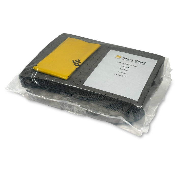 Vehicle Spill Kit - 28 Litres - Yellow Shield