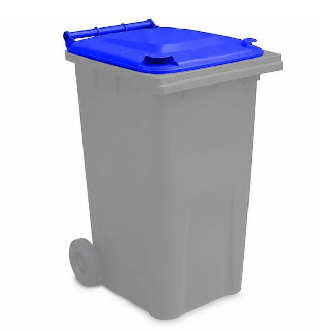 120L Wheelie Bin Lids - Yellow Shield