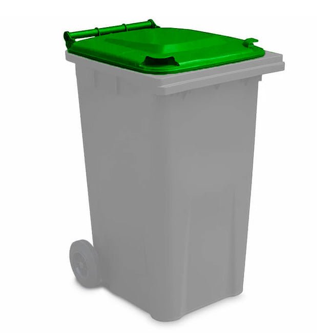 120L Wheelie Bin Lids - Yellow Shield