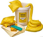 Bucket Chemical Spill Kit - 65 Litre - Yellow Shield