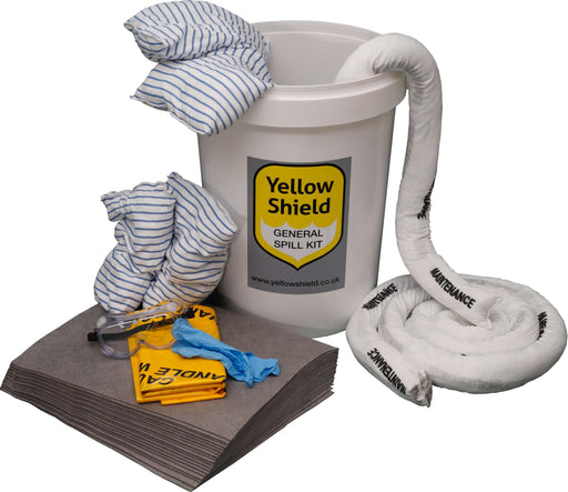 Bucket Spill Kit - 65 Litres - Yellow Shield
