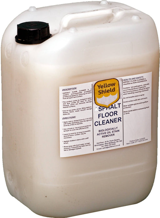 Concrete / Asphalt Degreaser | 4 x 5 Litre - Yellow Shield