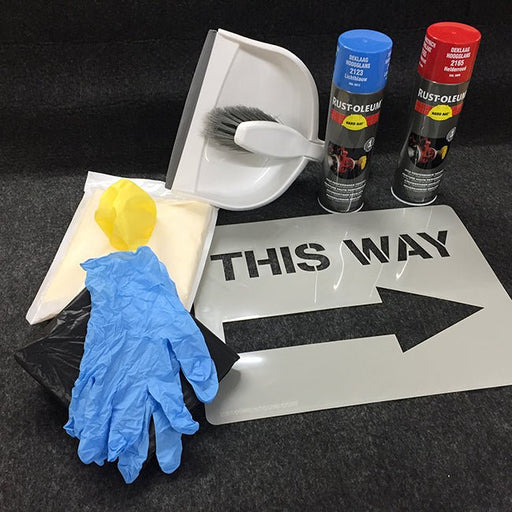 Drain Marker Kit - Yellow Shield
