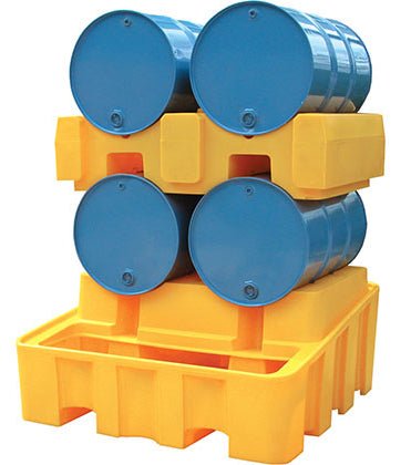 Drum Dispensing Bund | Base Unit - Yellow Shield