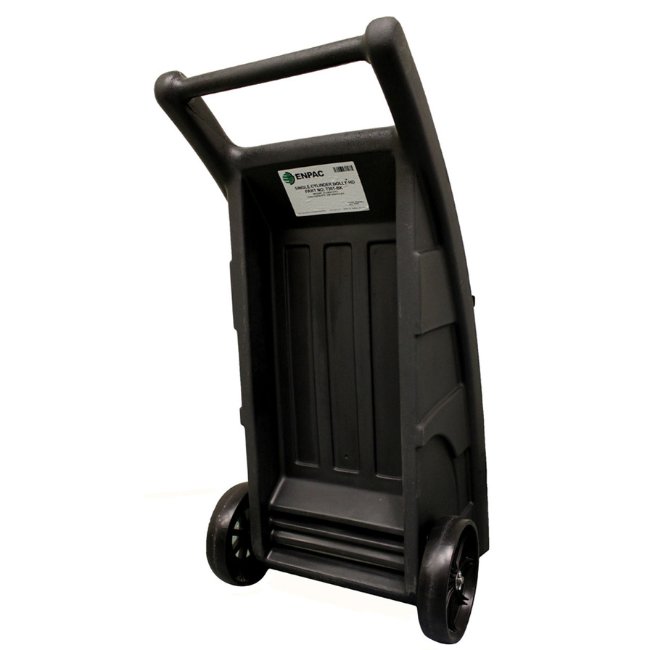 ENPAC Gas Cylinder Trolley | Single - Yellow Shield