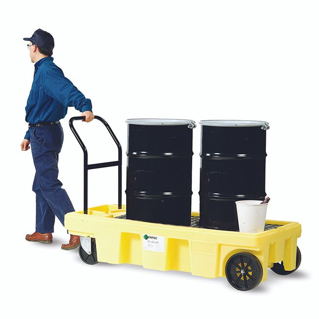 ENPAC Poly Spillcart - Yellow Shield