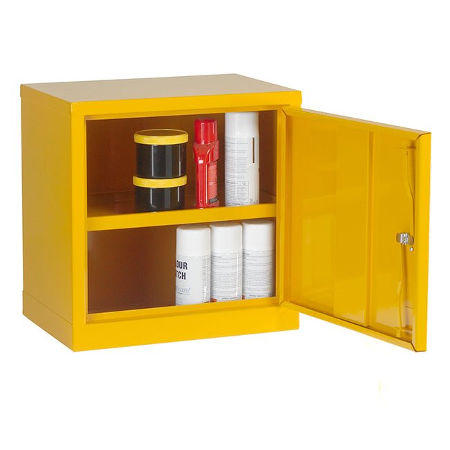 Flammable Storage Cabinet | 7 Litre - Yellow Shield