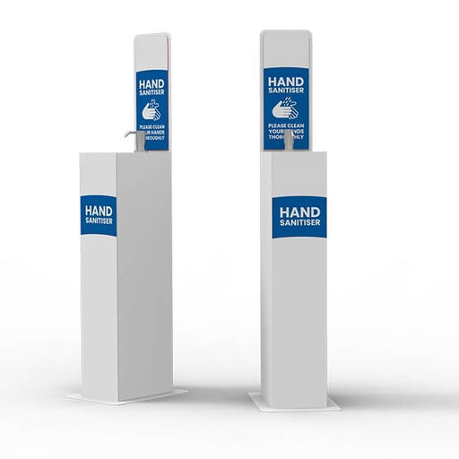 Hand Sanitiser Station | Hand Operated - Yellow Shield