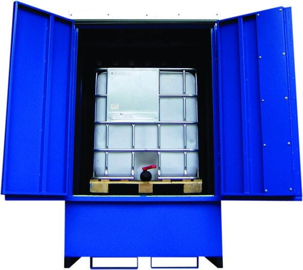 IBC Dual Purpose Storage Unit - Yellow Shield