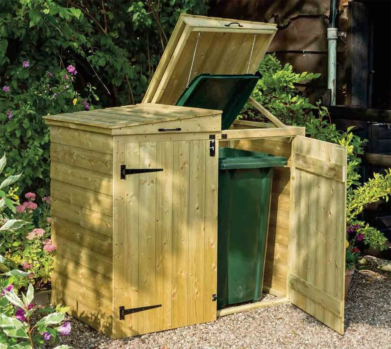 Rowlinson Apex Double Bin Store - Yellow Shield