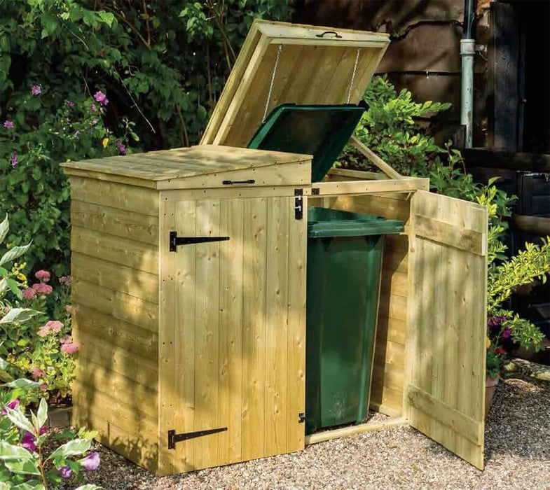 Rowlinson Apex Double Bin Store - Yellow Shield