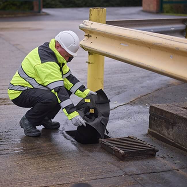 Witches Hat Drain Guard - Trash & Debris - Yellow Shield