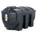 1,235 Litre Plastic Oil Storage Tank (Horizontal) - Yellow Shield