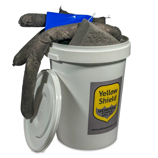 Bucket Spill Kit - 65 Litres - Yellow Shield