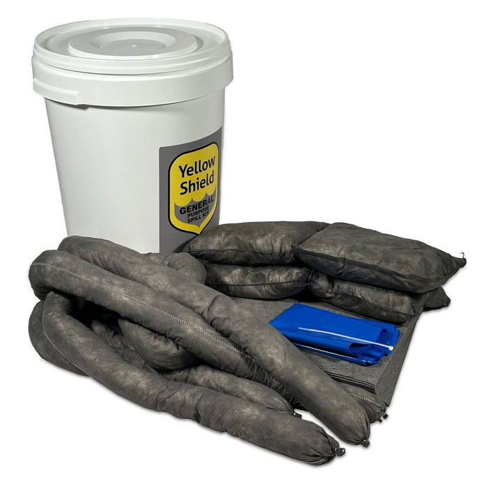 Bucket Spill Kit - 65 Litres - Yellow Shield