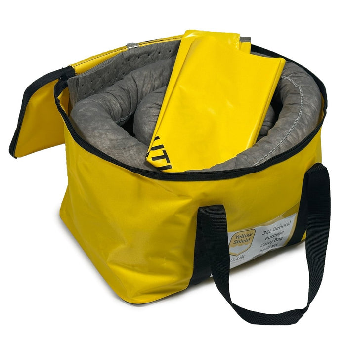 Carry Bag Spill Kit - 35 Litres - Yellow Shield