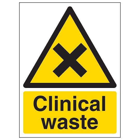 Clinical Waste Bins - Yellow Shield