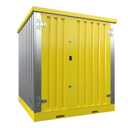 KDC Bunded COSHH Chemical Store | 2m - Yellow Shield
