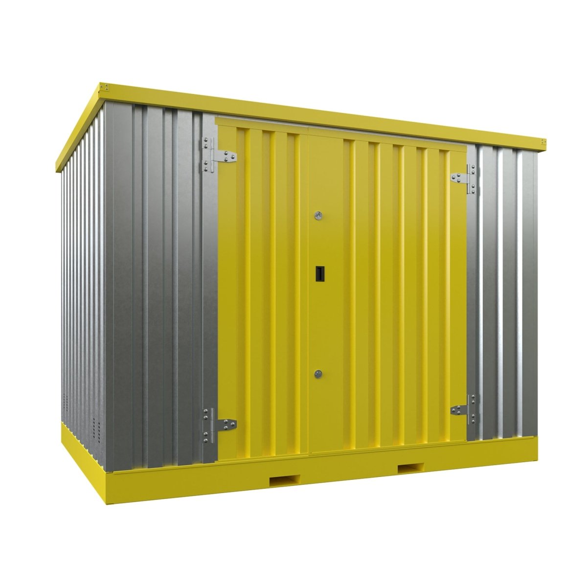 KDC Bunded COSHH Chemical Store | 3m — Yellow Shield