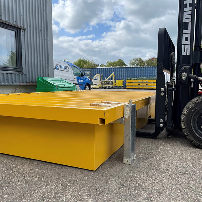 KDC Flatpack Double IBC Store - Yellow Shield