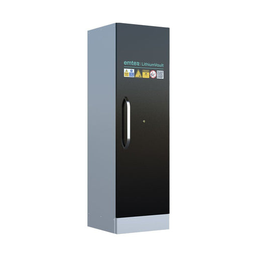 Lithium - Ion Battery Cabinet | 1 Door - Yellow Shield