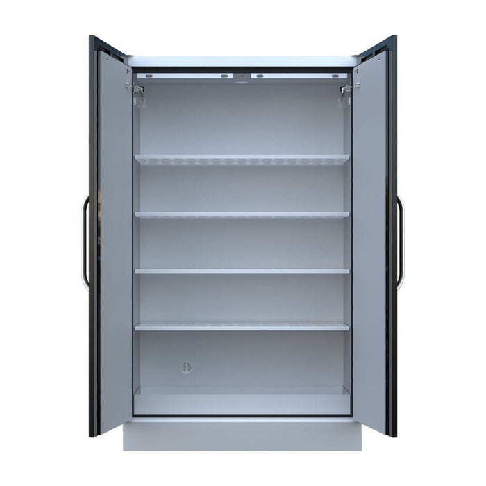 Lithium - Ion Battery Cabinet | 2 Door - Yellow Shield