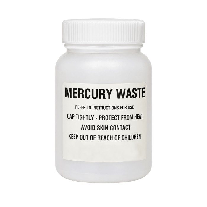 Mercury Spillage Kit | Plastic Case - Yellow Shield