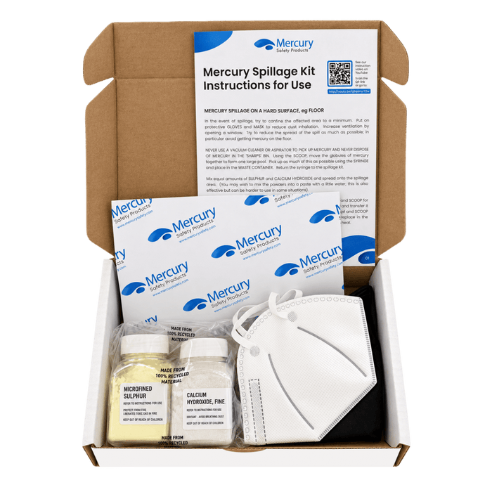 Mercury Spillage Kit | Refill - Yellow Shield