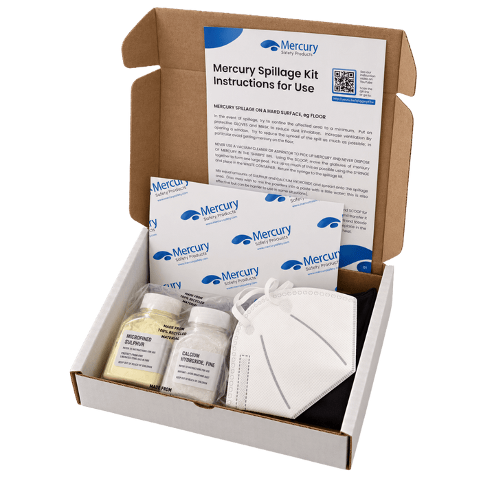 Mercury Spillage Kit | Refill - Yellow Shield
