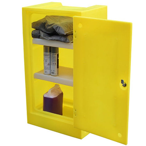 Poly Storage Cabinet 30 Litres - Yellow Shield