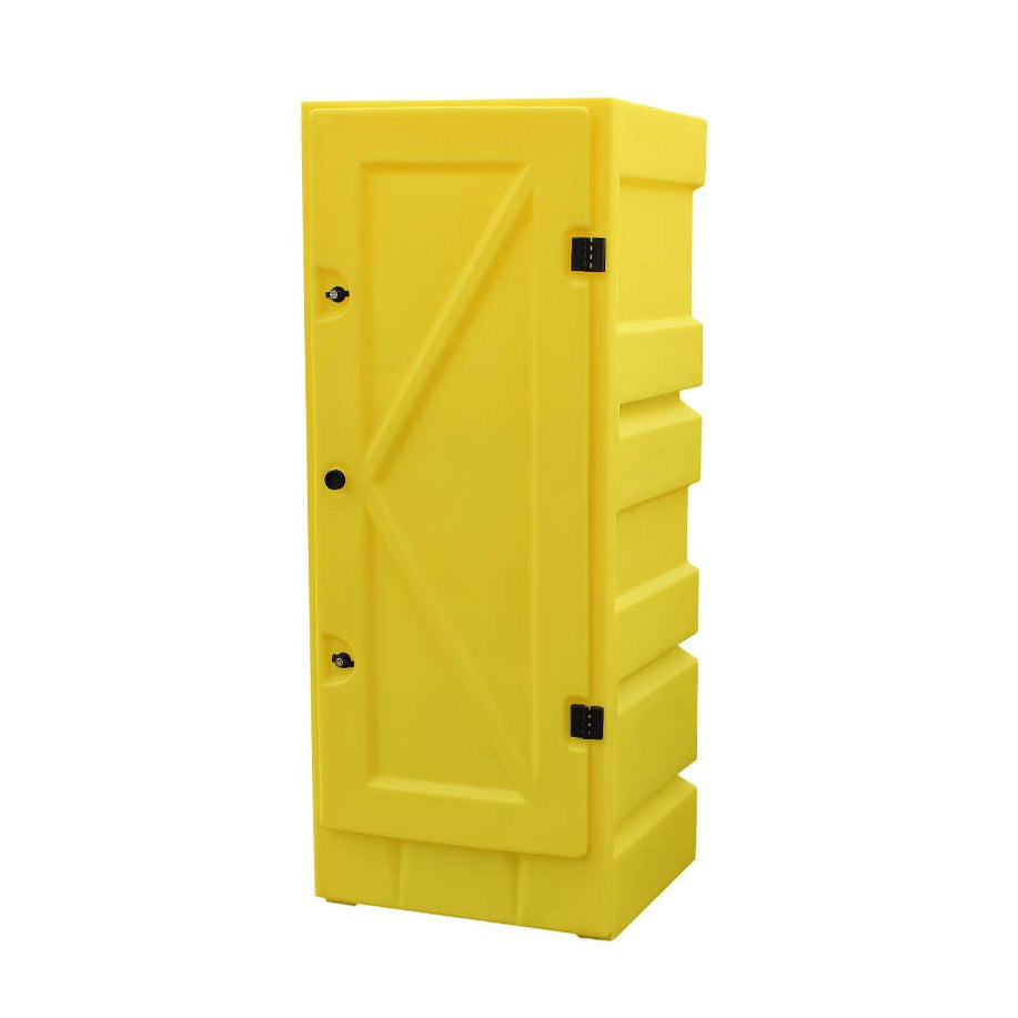 Poly Block Storage Poly Storage Cabinet 70 Litres - Yellow Shield