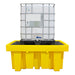 Single IBC Spill Pallet - Yellow Shield