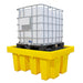 Single IBC Spill Pallet - Yellow Shield