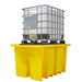 Single IBC Spill Pallet - With Dispenser - Yellow Shield