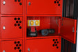 VoltHub™ VH16 Battery Charging 16 Locker Station - Yellow Shield