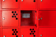 VoltHub™ VH16 Battery Charging 16 Locker Station - Yellow Shield
