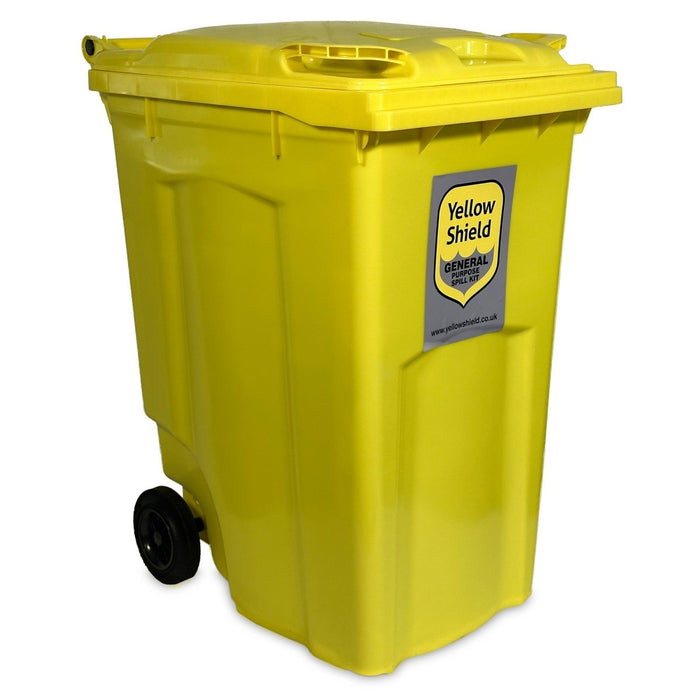 Wheelie Bin Spill Kit - 360 Litre - Yellow Shield