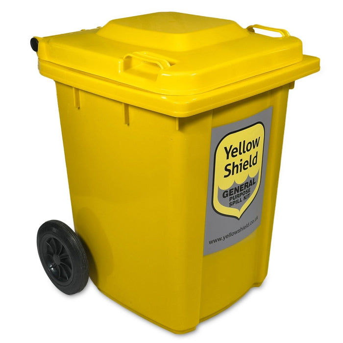 Wheelie Bin Spill Kit - 80 Litre - Yellow Shield