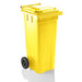 140 Litre Wheelie Bin | Yellow - Yellow Shield